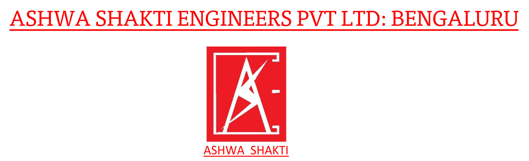 Ashwa Shakti Engineers Pvt. Ltd.