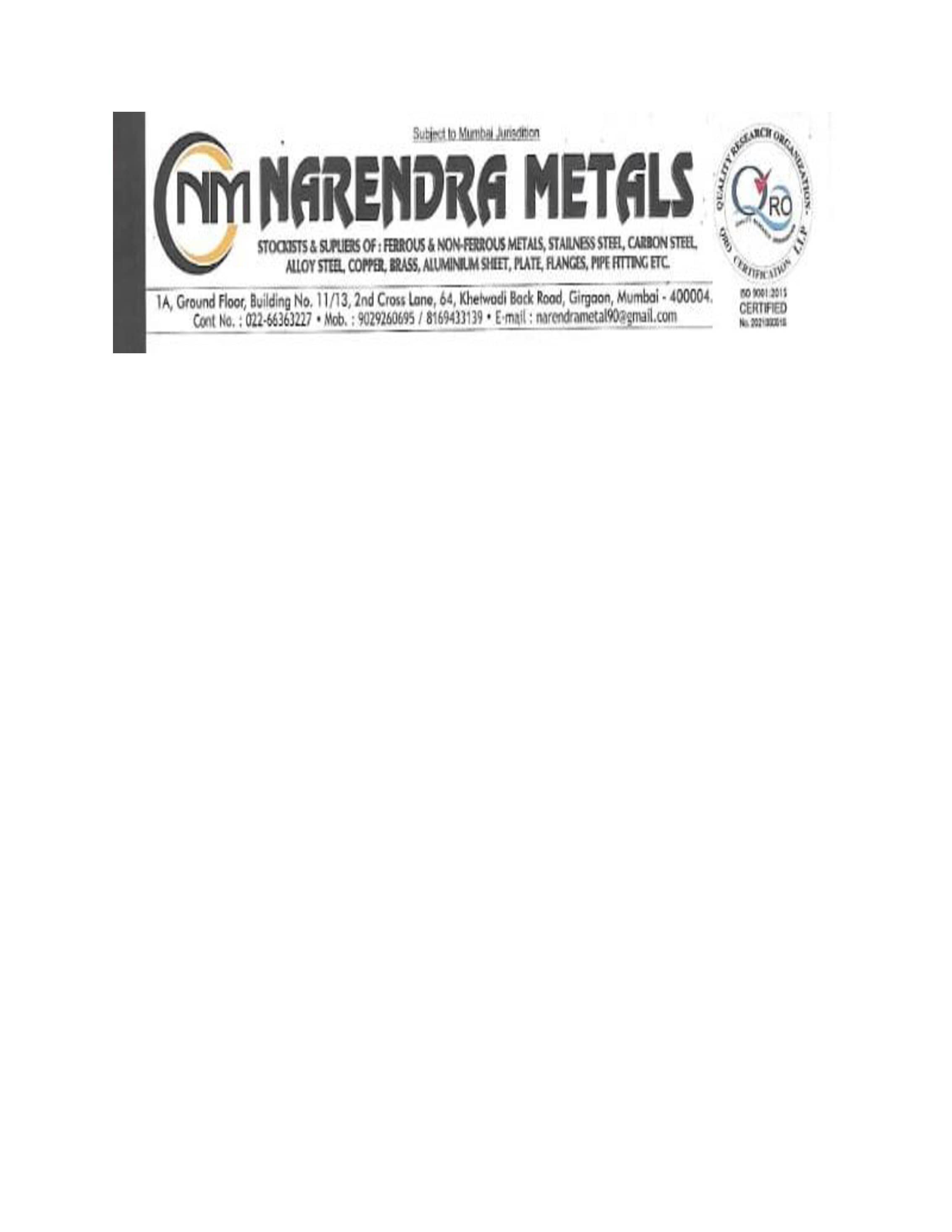 Narendra Metals