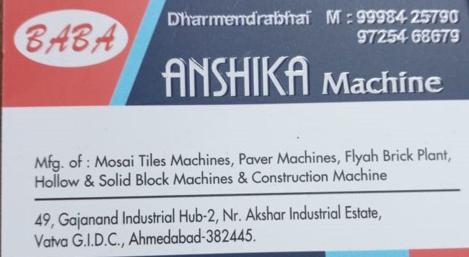 ANSHIKA MACHINE