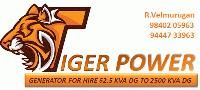 TIGER POWER FOR HIRE DIESEL GENERATOR