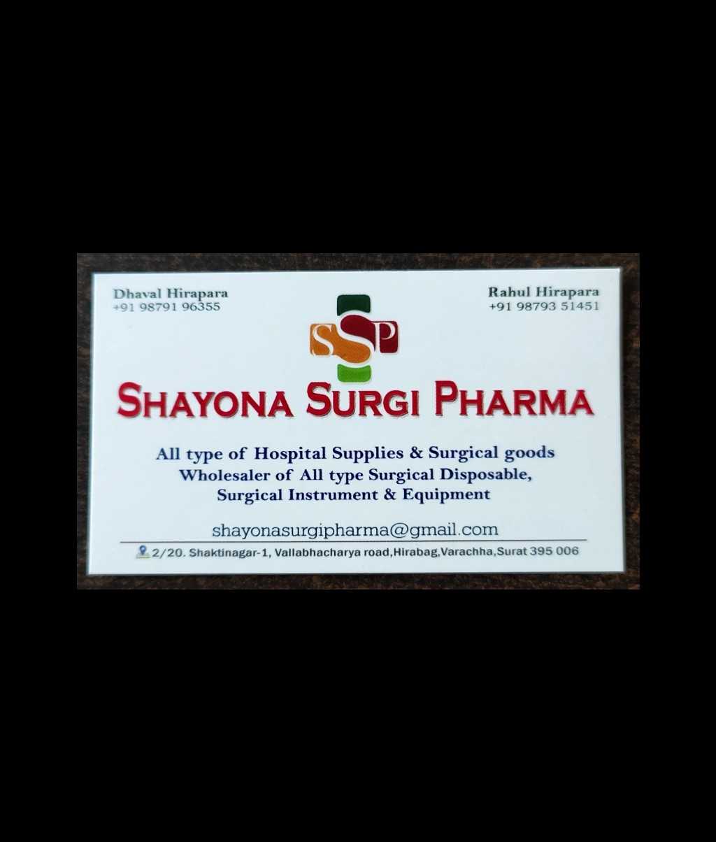 Shayona Surgi Pharma