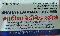 Bhatia Readymade store Dahod