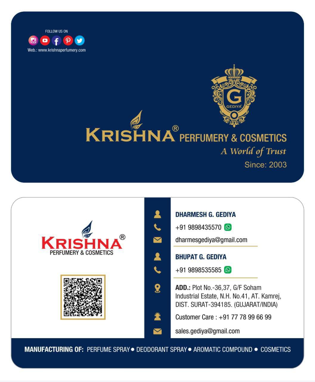 KRISHNA PERFUMERY & COSMETICS