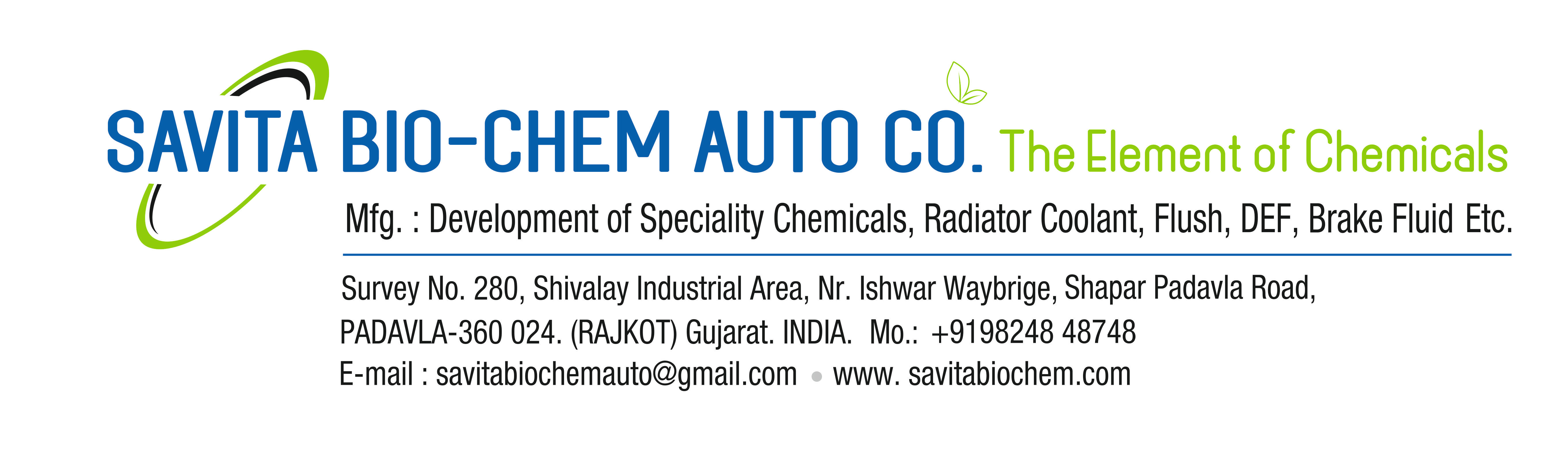 SAVITA BIO CHEM AUTO CO.