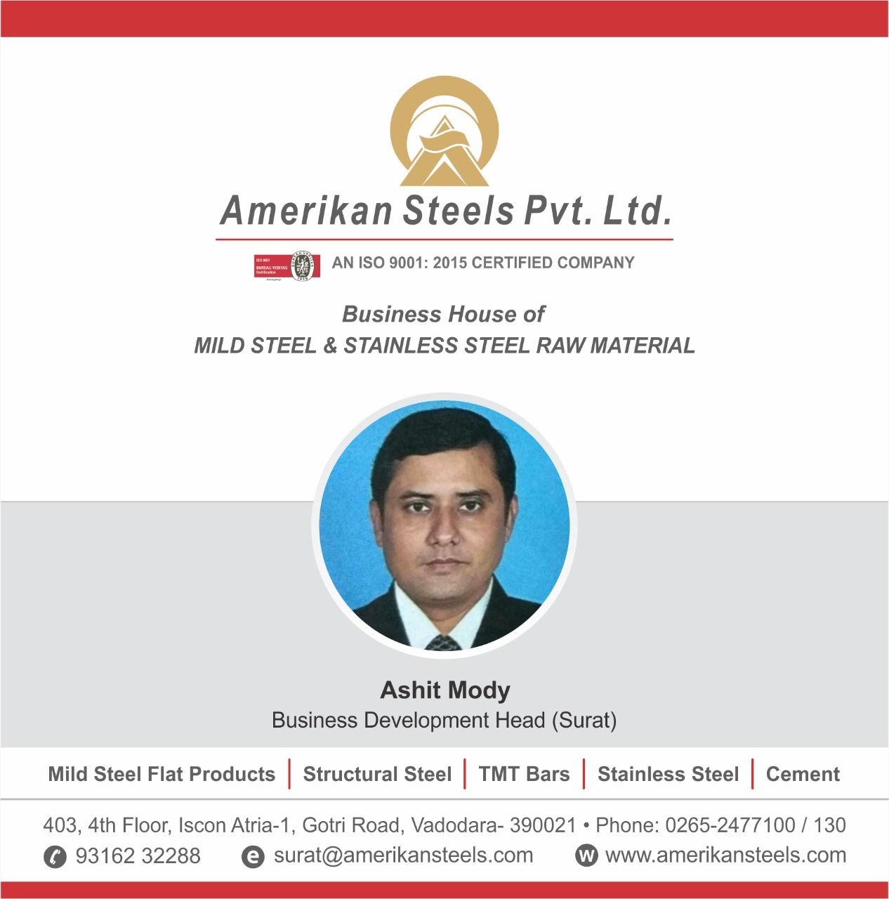 Amerikan Steels Ptivate Limited