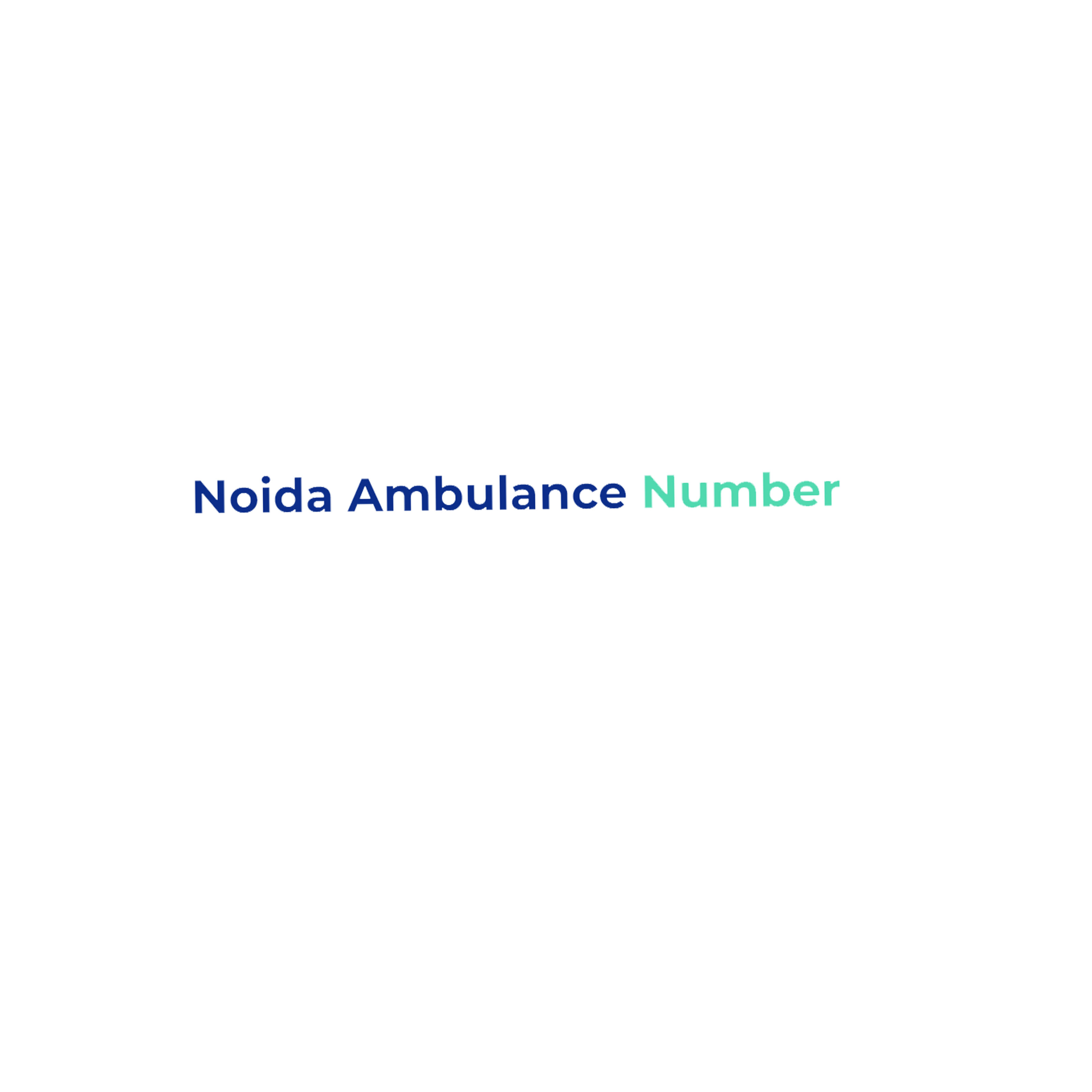 Noida Ambulance Number