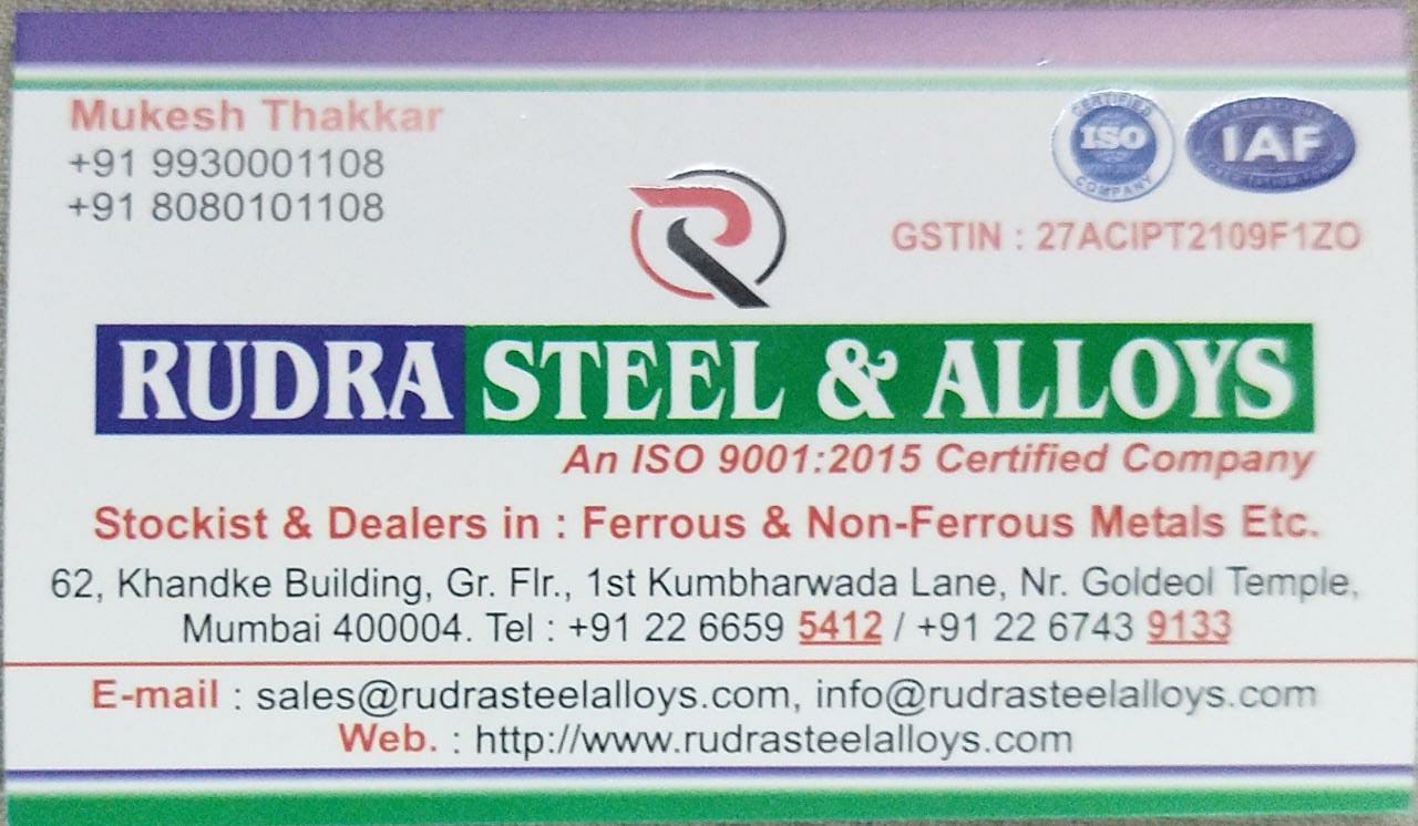 RUDRA STEEL & ALLOYS