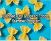 The Canned, Dry & Boxed Foods, Summer Program 2022