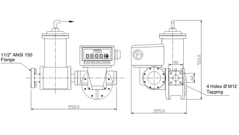 Rotary Vane PD Flow Meter