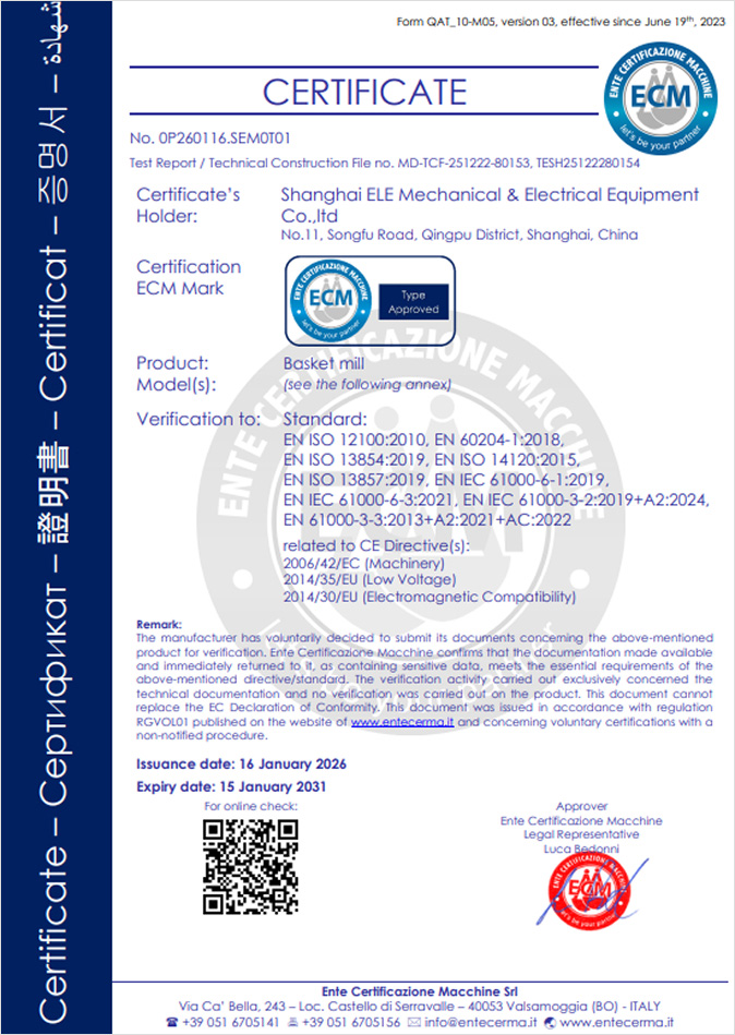 Certificates