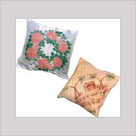 Flower Printed Cushion Cover