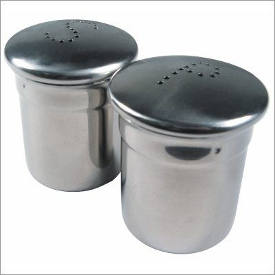 Stainless Steel Salt & Pepper Shaker