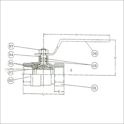 PSN Brass Ball Valve PN-40