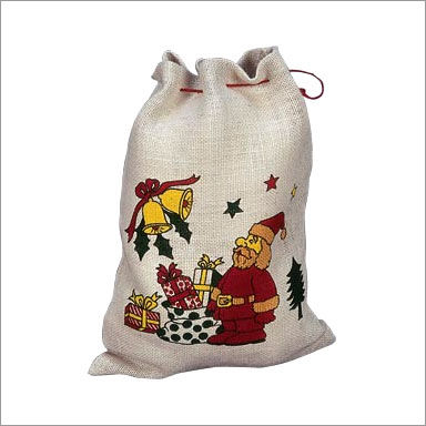 Christmas Jute Bag