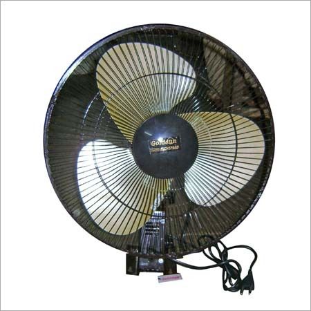 Brown Compact Wall Fan