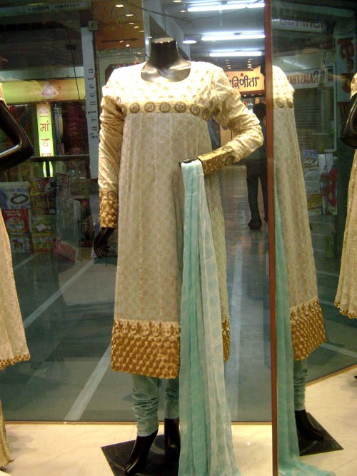 Blue Cotton Salwar Suits