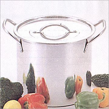 Non-Magnetic Stainless Steel Stockpot with Lid