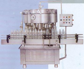 Semi Automatic Rotary Counter Pressure Filling With Loading & Unloading Injection