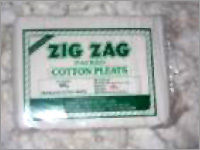 Zig Zag Packed Cotton Pleats