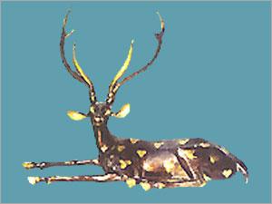 Brass Statue - Deer