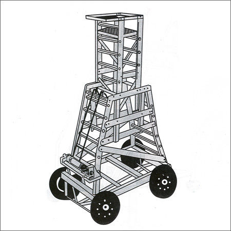 Aluminium Extendable Tower Ladder Application: Agrochemical