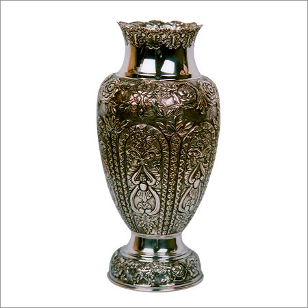 Decorative Silver Flower Vase