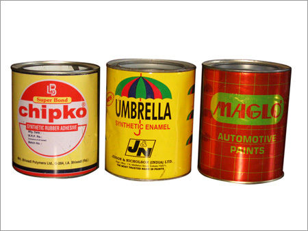 Adhesive Tin Containers