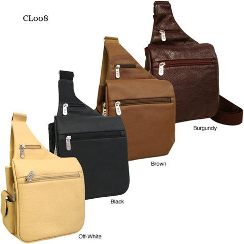 Stainless Steel Leather Rucksack Bags