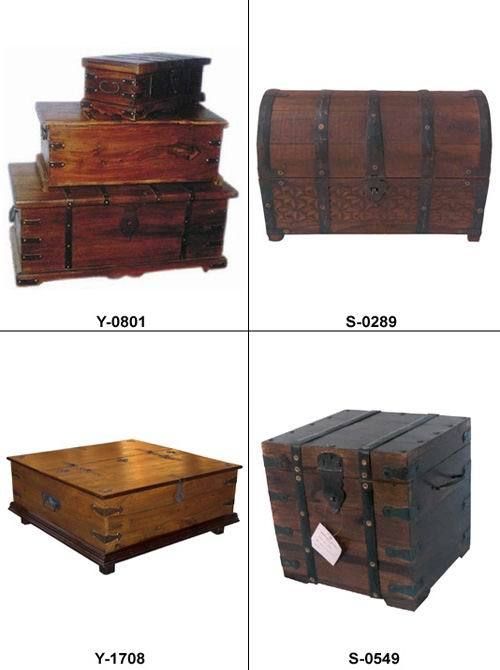 WOODEN TRUNK BOXES