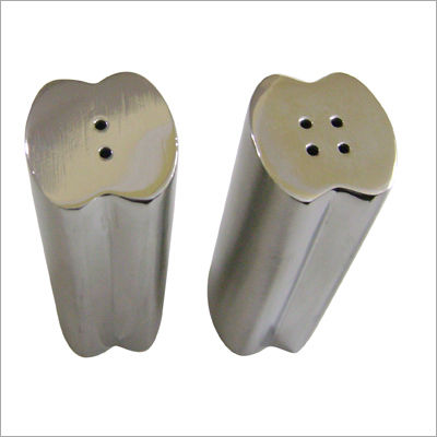 Dented Salt & Pepper Shakers