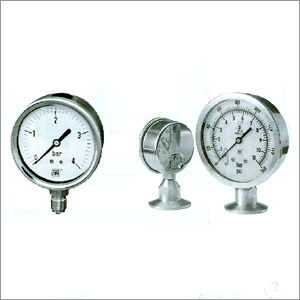 White Pressure Gauges