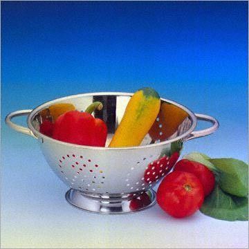 Stainless Steel Deep Colander with Various Capacities