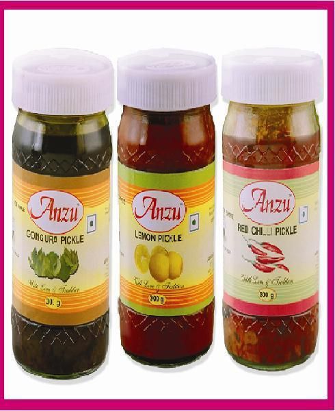 Lemon Pickle, Gongura Pickle, Red Chillies Pickle