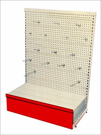 Perforated Display Shelves