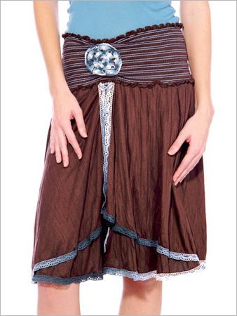 Brown Short Skirts