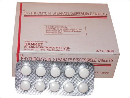 Erythromycin Stearate Dispersible Tablets