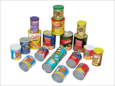 Food Cans - Food Grade Lined Containers in Various Sizes | Attractive Graphics Labels with Multiple Closure Options for Spices, Snacks, and More