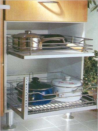 Kitchen Organizers - Grain Trolley, Stainless