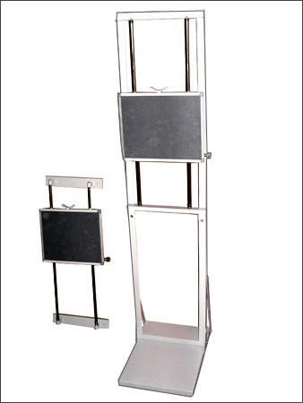 X-Ray Chest Stand - Vertical & Wall Mounted | Stainless Steel, 3mm Thick L Channels, Up to 60cm Cassette Movement