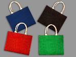 Jute Fabric Bags - Eco-Friendly Natural Dyes, Lightweight for Convenient Shopping