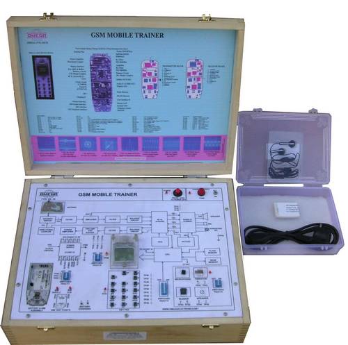 MOBILE PHONE TRAINING SYSTEM - 412x150x310 mm, EGSM/GSM 900, 54 Test Points | 2G GSM, Full Duplex, Hands-On Educational Trainer
