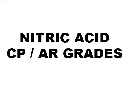 Nitric Acid - Cp / Ar Grades