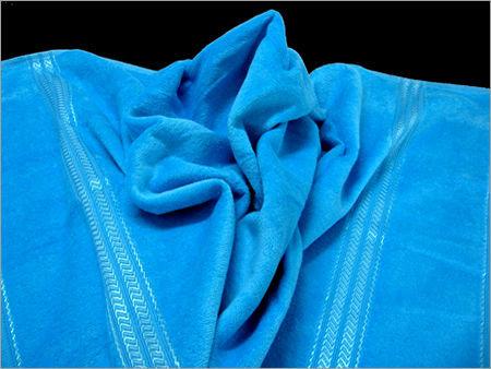 Chorme Terry Sheared Towel - Blue