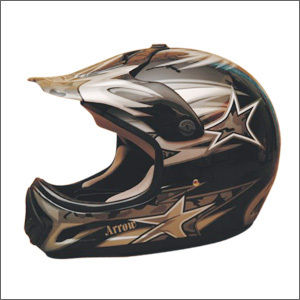 Arrow Silver Star Racing Helmet