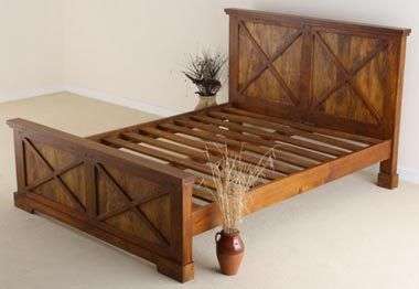 Brown Mango Kingsize Bed