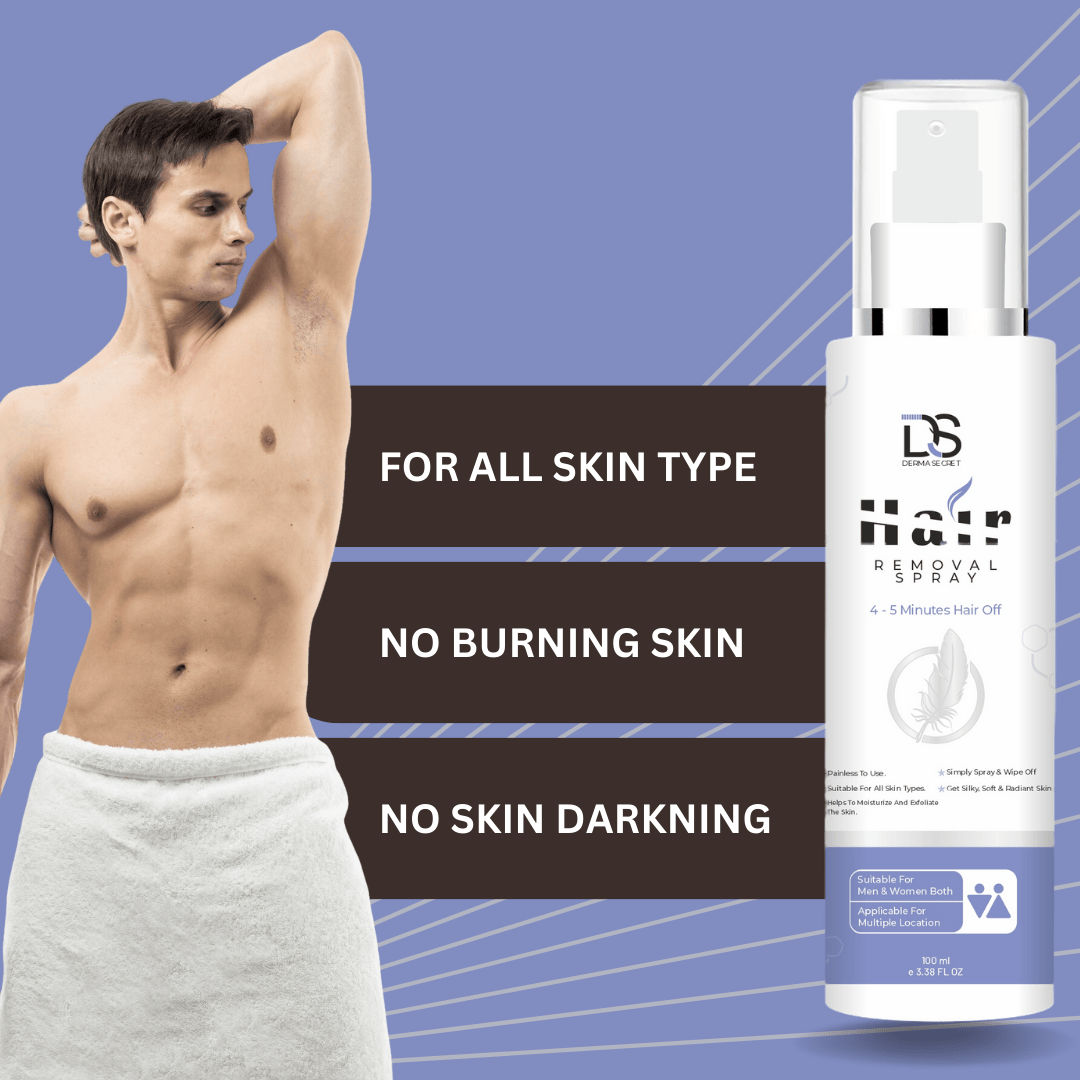 Hair Removal Spray 100Ml Recommended For: Men And Women