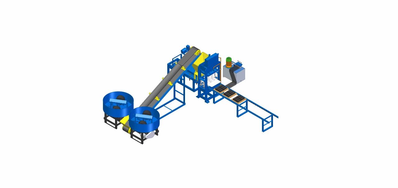 High Efficient Automatic Fly Ash Bricks Machine