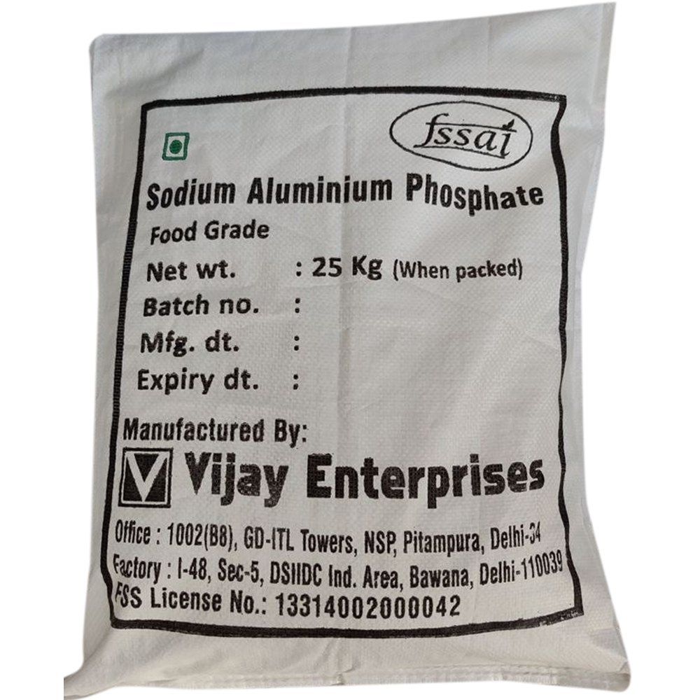 A Grade 100 Percent Purity Eco-Friendly Sodium Aluminium Phosphate