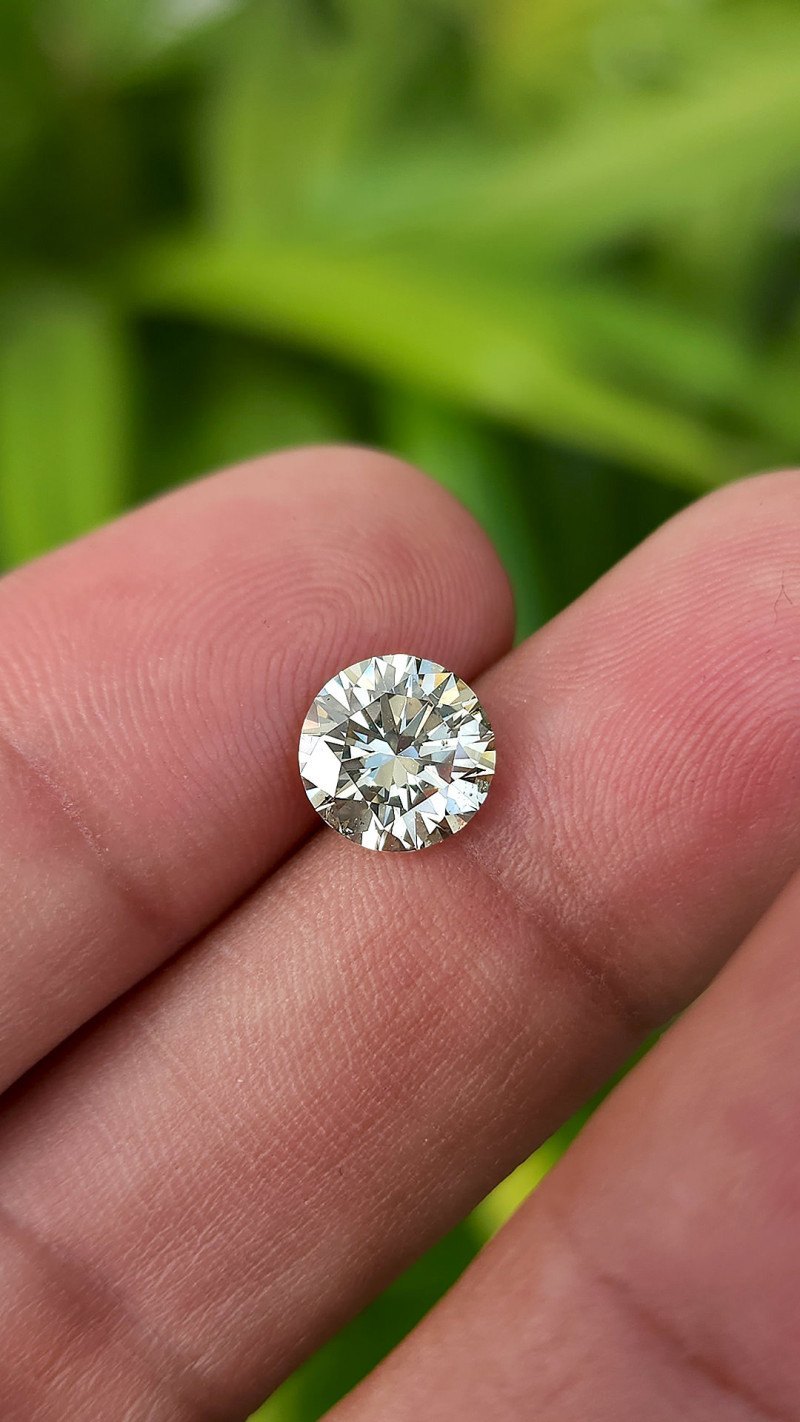 CVD Diamond Round Certified Vvs1 Cut Color Ct Grade Loose +1 White Diamonds Real