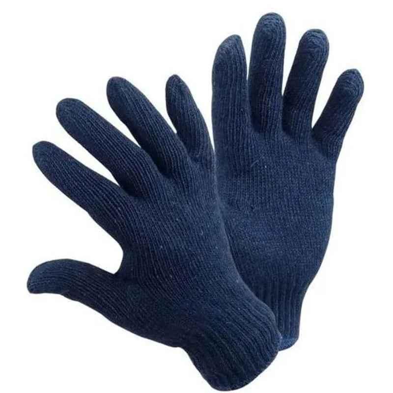 Breathable Comfortable Fit Full Finger Cotton Hand Gloves with Slip Resistant Grip